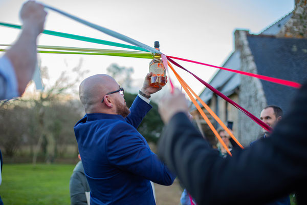 le lancer de bouquet, version hommes